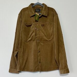 New Marsh Wear Men's Delano Cord Shacket in Malt Ball